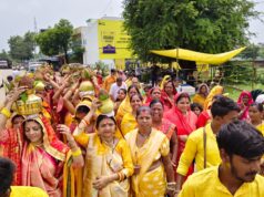 पाली नगर में गाजे-बाजे के साथ शुरू हुआ श्री राधा कृष्ण धाम प्राण प्रतिष्ठा महोत्सव, कलश यात्रा में उमड़ी भारी भीड़