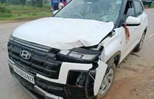 NH-43 पर मौत की रफ्तार: तेज रफ्तार क्रेटा ने पैदल चल रहे युवक को रौंदा, मौके पर मौत