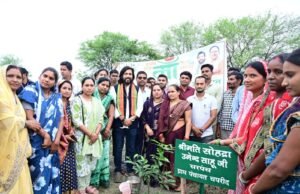 चपरीद में ‘एक पेड़ मां के नाम’ अभियान के तहत हुआ भव्य वृक्षारोपण