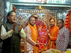 श्री सिद्ध हनुमान मंदिर की 166वीं महाआरती में पंडित श्रीकांत शर्मा हुए शामिल महाआरती सनातन संस्कृति के पुनर्स्थापन का अनुकरणीय पहल… अधिवक्ता चितरंजय