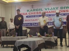 कारगिल विजय दिवस पर शतरंज प्रतियोगिता का भव्य शुभारंभ, 150 से अधिक बच्चों ने लिया भाग