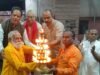 श्री सिद्ध हनुमान मंदिर की 167 वीं महाआरती में पंडित डॉ डी डी मिश्रा हुए शामिल