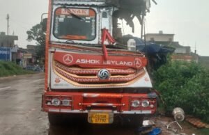 भाई गजब बतौली में पुलिस का खौफ खत्म राष्ट्रीय राजमार्ग में दुर्घटना बाद ट्रक के सामान ले उड़े चोर ट्रक मालिक को हुआ हजारों का नुकसान