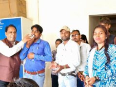 आई सी कंप्यूटर संचालक गनपत ने दृष्टिबाधित स्कूल में मनाया जन्मदिन