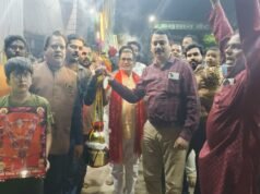 बाबा भोलेनाथ कांवड़िया संघ के भव्य कांवड़ का दर्शन पूजन संपन्न…
