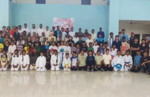 आरंग में जिला स्तरीय शालेय बालक-बालिका कराते प्रतियोगिता का शुभारंभ, 180 खिलाड़ियों ने दिखाया दमखम