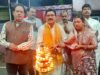 श्री सिद्ध हनुमान मंदिर की 170वीं महाआरती में पंडित दुर्गेश शुक्ला हुए शामिल