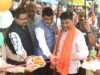 वन मंत्री श्री केदार कश्यप ने किया बिलासा ताल में वुडन ब्रिज का लोकार्पण