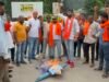 संसद परिसर में कथित टिप्पणी के विरोध में धर्म सेना का प्रदर्शन, कोरबा में पप्पू यादव और विपक्षी नेताओं का पुतला दहन