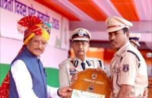 जांजगीर चांपा जिले के अजाक थाना को मिला राज्यस्तरीय गुरु घासीदास पुरस्कार