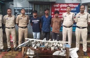 मिनीमाता कन्या महाविद्यालय में चोरी के दो मामलों का खुलासा