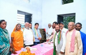 ₹6.50 लाख की लागत से निर्मित पटेल समाज भवन का लोकार्पण, जनप्रतिनिधि बोले—जनता का विश्वास ही हमारी असली पूंजी