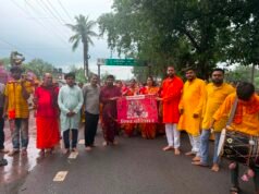 गेवरा-दीपका से बड़ा शिव मंदिर तक निकली भव्य कांवड़ यात्रा, हर-हर महादेव के जयघोष से गूंजा नगर