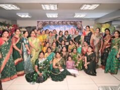 कोरबा में मिथिला समाज की महिलाओं ने धूमधाम से मनाया सावन मिलन समारोह