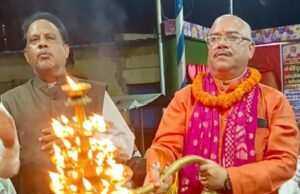 श्री सिद्ध हनुमान मंदिर की 168वीं महाआरती में पंडित रविन्द्र वैष्णव हुए शामिल