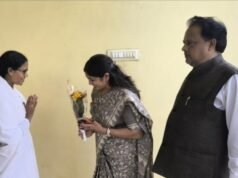 नशामुक्ति प्रतिज्ञा महाअभियान के शुभारंभ पर ब्रह्माकुमारी सेंटर पहुंचे कलेक्टर…