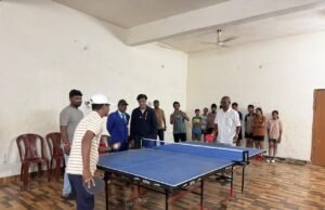 राष्ट्रीय खेल दिवस पर आरंग को मिला नया खेल मंच, टेबल टेनिस क्लब का शुभारंभ