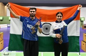 एशियन गेम्स 2026: कमलजीत और सुरुचि ने 10m एयर पिस्टल मिक्स्ड टीम में जीता गोल्ड, भारत को मिला दूसरा स्वर्ण