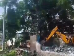 चांपा रेल्वे प्रशासन की हठधर्मिता के कारण गरीब परिवारों उजड़े आशियाने