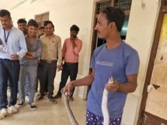 बेमेतरा में बड़ा हादसा: सांपों की जान बचाने वाले रेस्क्यूअर मनीष पाटिल को जहरीले सांप ने डसा, मौके पर मौत