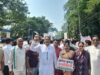 ज्ञानेश कुमार के इस्तीफे और गिरफ्तारी की मांग को लेकर कांग्रेस का प्रदर्शन, कलेक्टर कार्यालय का घेराव