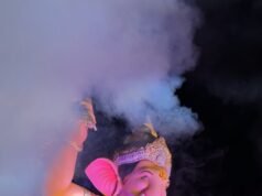 दशहरा मैदान में वक्रतूण्ड परिवार द्वारा भजन संध्या का आयोजन