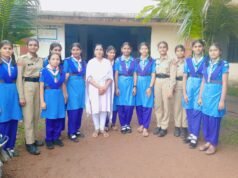 भारत स्काउट एवं गाइड्स जिला संघ रायपुर के जिला अध्यक्ष जी स्वामी जी, जिला मुख्य आयुक्त राजीव चक्रवर्ती जी, जिला आयुक्त एवं जिला शिक्षा अधिकारी एम जी सतीश कुमार जी मार्गदर्शन में एवं विकासखंड शिक्षा अधिकारी दिनेश शर्मा जी के निर्देशन में विनीता वर्मा गाइड कैप्टन एवं एच एच सुंदरराव रोवर लीडर के नेतृत्व में आज शासकीय उच्चतर माध्यमिक विद्यालय भिलाई के स्काउट एवं गाइड के बच्चों एवं शाला विकास समिति के सदस्यों के साथ व्यापक स्तर पर नशामुक्ति कार्यक्रम चलाया गया। इस कार्यक्रम में नशा मुक्ति और सड़क सुरक्षा पर ड्राइंग प्रतियोगिता, रंगोली प्रतियोगिता, रैली एवं नुक्कड़ नाटक के माध्यम से नशे के दुष्प्रभाव एवं होने वाले नुकसान को बताते हुए जन चेतना फैलाने का कार्य किया गया। इस अवसर पर विद्यालय के प्राचार्य श्रीमती पुष्पा निषाद ,अंजना मसीह,, चंदू साहू , चंपा साहू,ज्योति शर्मा, प्रसन्न निर्मलकर,संकुल समन्वयक जीतेन्द्र शुक्ला,नीरज साहू,लेखिनी निषाद आदि की उपस्थित रही ।