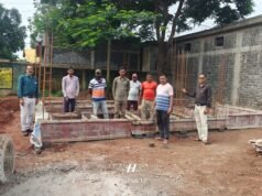 ग्राम पंचायत गुखेरा में बालिका शौचालय का निर्माण कार्य प्रगति पर, आधुनिक सुविधाओं से होगा लैस