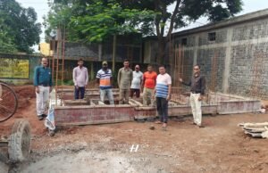 ग्राम पंचायत गुखेरा में बालिका शौचालय का निर्माण कार्य प्रगति पर, आधुनिक सुविधाओं से होगा लैस