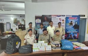 चांपा में नशे के कारोबार पर पुलिस का बड़ा प्रहार
