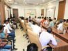 महेश यादव अध्यक्ष भारतीय जनता युवा मोर्चा, अटल नगर मण्डल, नवा रायपुर के नेतृत्व में कैबिनेट मंत्री गुरु खुशवंत साहेब से सौजन्य भेंट