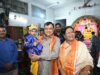 कृष्ण जन्माष्टमी पर उद्योग मंत्री श्री देवांगन ने विभिन्न मंदिरों में किए बाल गोपाल के दर्शन