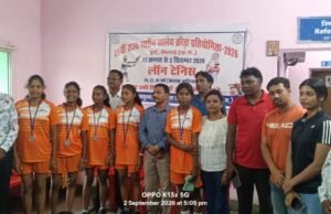 राज्य स्तरीय लॉन टेनिस प्रतियोगिता में सक्ती जिले के खिलाड़ियों ने रचा इतिहास, 3 स्वर्ण, 2 रजत और 5 कांस्य पदक पर किया जीता