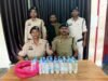 अवैध शराब परिवहन कर बिक्री करने वालें आरोपी के विरुद्ध थाना कोतवाली पुलिस की कार्यवाही, आरोपी के कब्जे से 30 पाव देशी शराब कीमती 2400/- किया गया जप्त