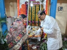 कृष्ण जन्माष्टमी पर रविंद्र सिंह ने सपरिवार की पूजा-अर्चना, मटकी फोड़ कार्यक्रम में लिया हिस्सा