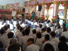 ब्रह्माकुमारी बहनों के द्वारा आरंग के राधा कृष्णा हाई स्कूल, भागीरथी स्कूल, सदर रोड स्कूल में नशा मुक्ति अभियान का गूंजा संदेश