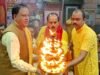श्री सिद्ध हनुमान मंदिर की 173वीं महाआरती में शामिल हुए पंडित पी. श्रीनिवास राव
