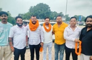 सेवा संकल्प अभियान के तहत लखनपुर में युवा मोर्चा का कार्यक्रम