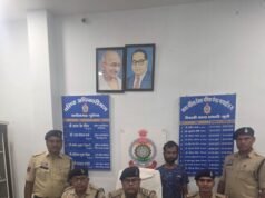 पत्नी की हत्या के मामले में आरोपी पति गिरफ्तार झाड़ियों में मिला था मृतिका का शव