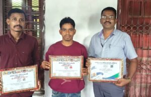 नगरी क्षेत्र के तीन प्रतिभावान कलाकारों को राजकीय सम्मान से सम्मानित किए जाने पर क्षेत्र में हर्ष का माहौल
