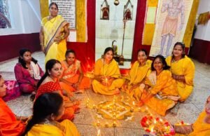 सेवा संकल्प अभियान के तहत महिला मोर्चा मंडलों में प्रज्ज्वलित किया गया आशीर्वाद का दीप