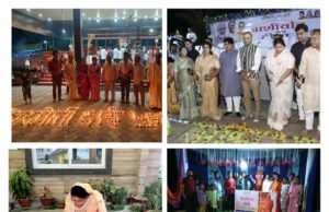 गंगरेल मंडल की सभी ग्राम पंचायतों में जले ‘आशीर्वाद के दीये’