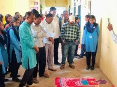 सेवा संकल्प अभियान में गोड़ा स्कूल के बच्चों ने दिखाई कला की ताकत, रंगोली-चित्रकला और भाषण से दिया विकसित भारत का संदेश