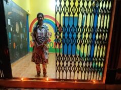 आरंग के गुखेरा आंगनबाड़ी केंद्र में रंगोली और ‘आशीर्वाद का दीया’ जलाकर बच्चों संग गढ़ा विकसित भारत का संकल्प