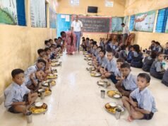 नवीन प्राथमिक चपरीद में सेवा संकल्प अभियान