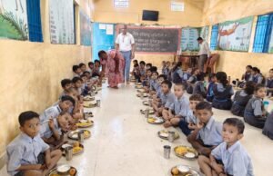 नवीन प्राथमिक चपरीद में सेवा संकल्प अभियान