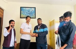 राष्ट्रीय पावरलिफ्टिंग में आकाश चंद्राकर ने जीते पांच पदक, दो स्वर्ण और तीन रजत पदक हासिल कर बढ़ाया क्षेत्र का गौरव
