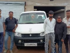आरंग पुलिस की बड़ी कार्रवाई: ग्राम करमंदी में कॉम्प्लेक्स में सजे जुए के फड़ पर पुलिस का छापा, 6 जुआरी गिरफ्तार