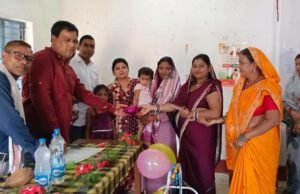सेवा संकल्प अभियान के तहत जिले के आंगनबाड़ी केन्द्रों में आयोजित हुआ ‘आंगन मिलन सेवा’ कार्यक्रम
