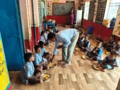 अपने जन्मदिन पर प्रधान पाठक वीरसिंग ध्रुव ने दिया न्यौता भोज